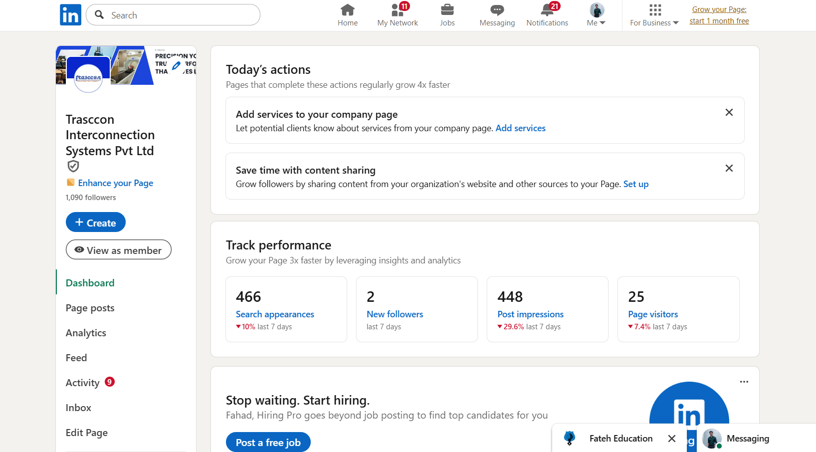LinkedIn (Trasccon)